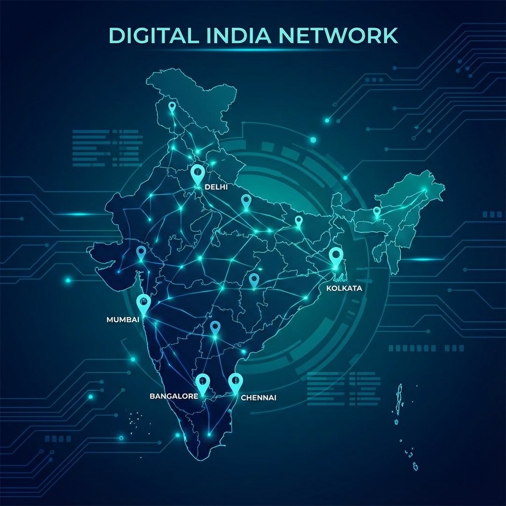 All India Service Coverage Map